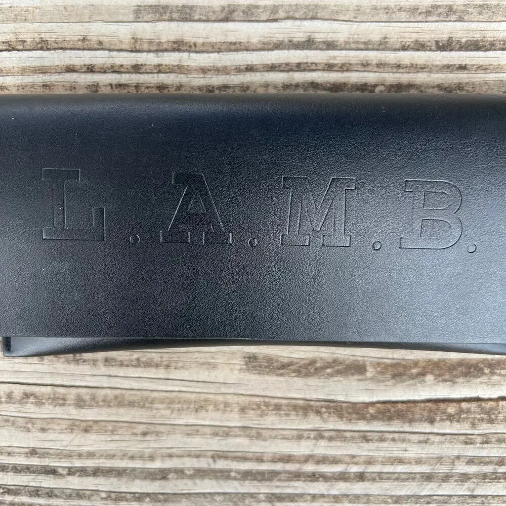 L.A.M.B Gwen Stefani Magnetic Eyeglass Sunglass Case Black Semi Hard Case Only